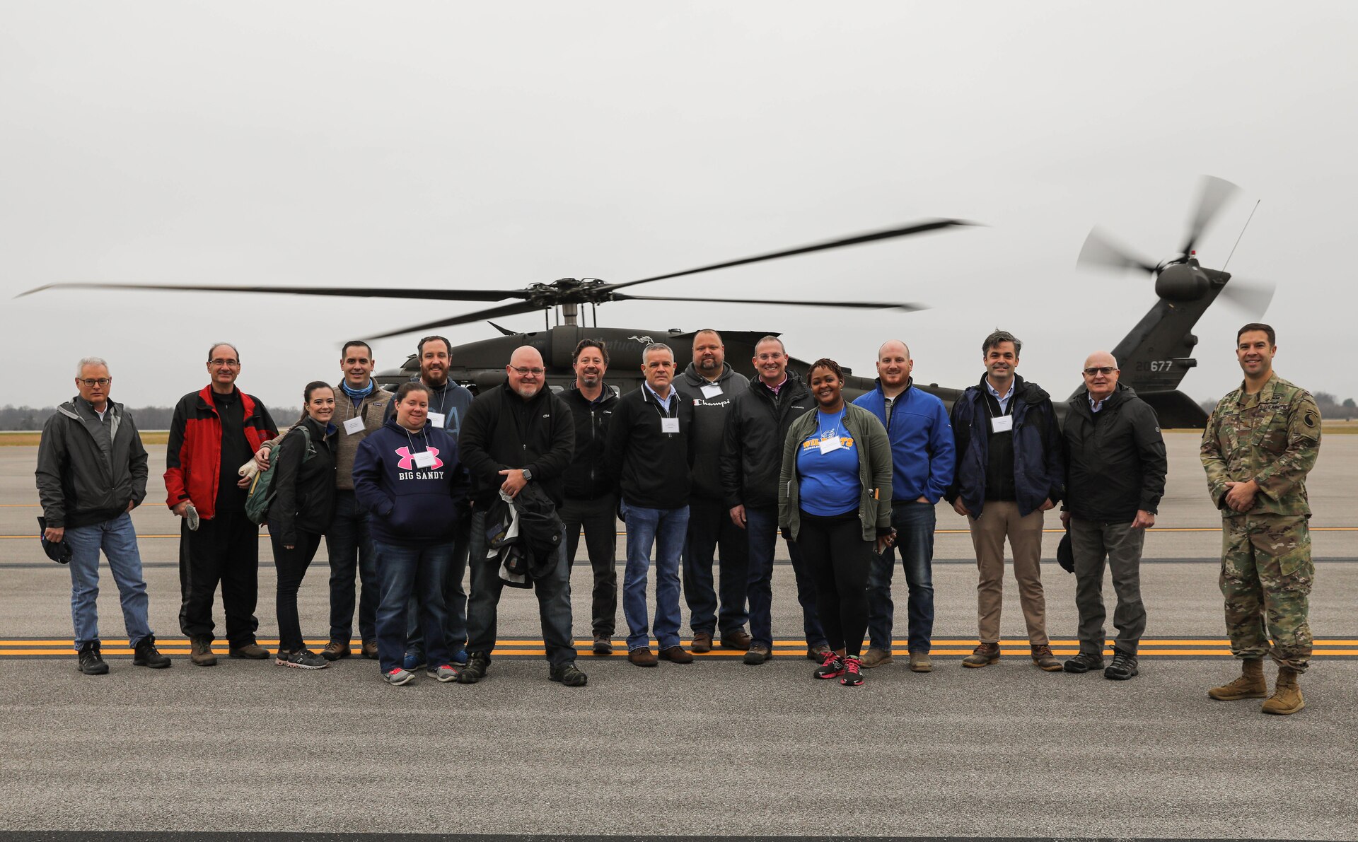 Employers of Soldiers from 1-149th deploying January 2022 flew from Boone National Guard Center in Frankfort to Fort Knox on a Blackhawk on December 10, 2021. 

The mission, called Bosslift, is organized by Employer Support of the Guard and Reserve, or ESGR, to allow bosses to see their Soldiers preparing for mobilization.