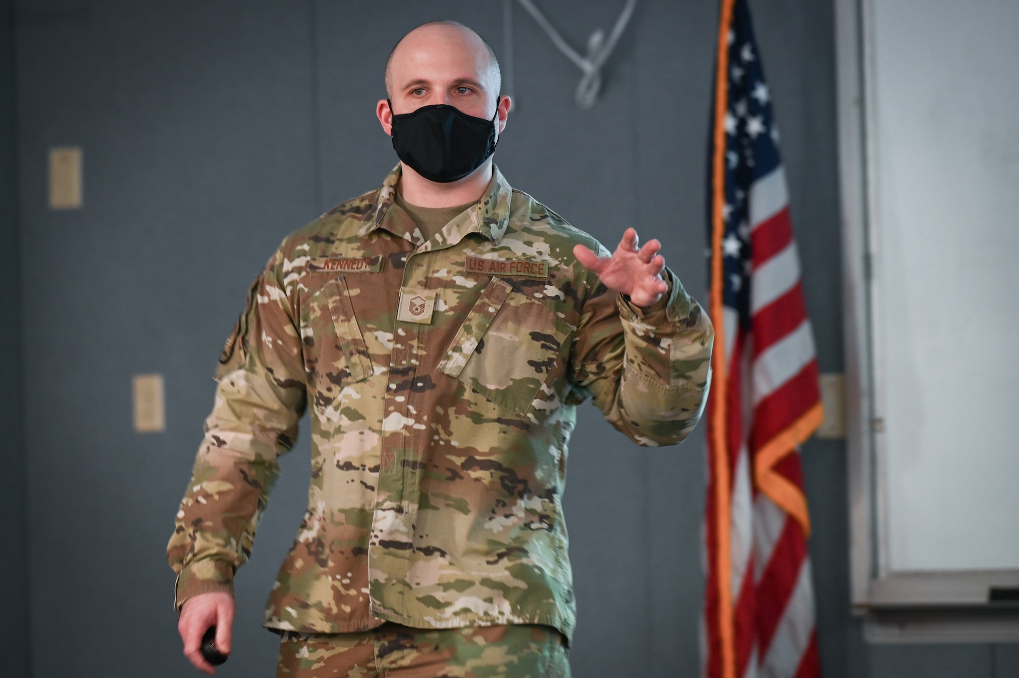 Image of Airmen speaking