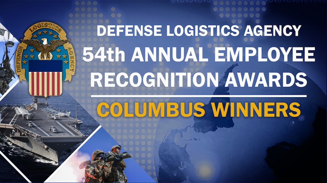 DLA 54th Annual Employee Recognition Award winners graphic with logo and text.