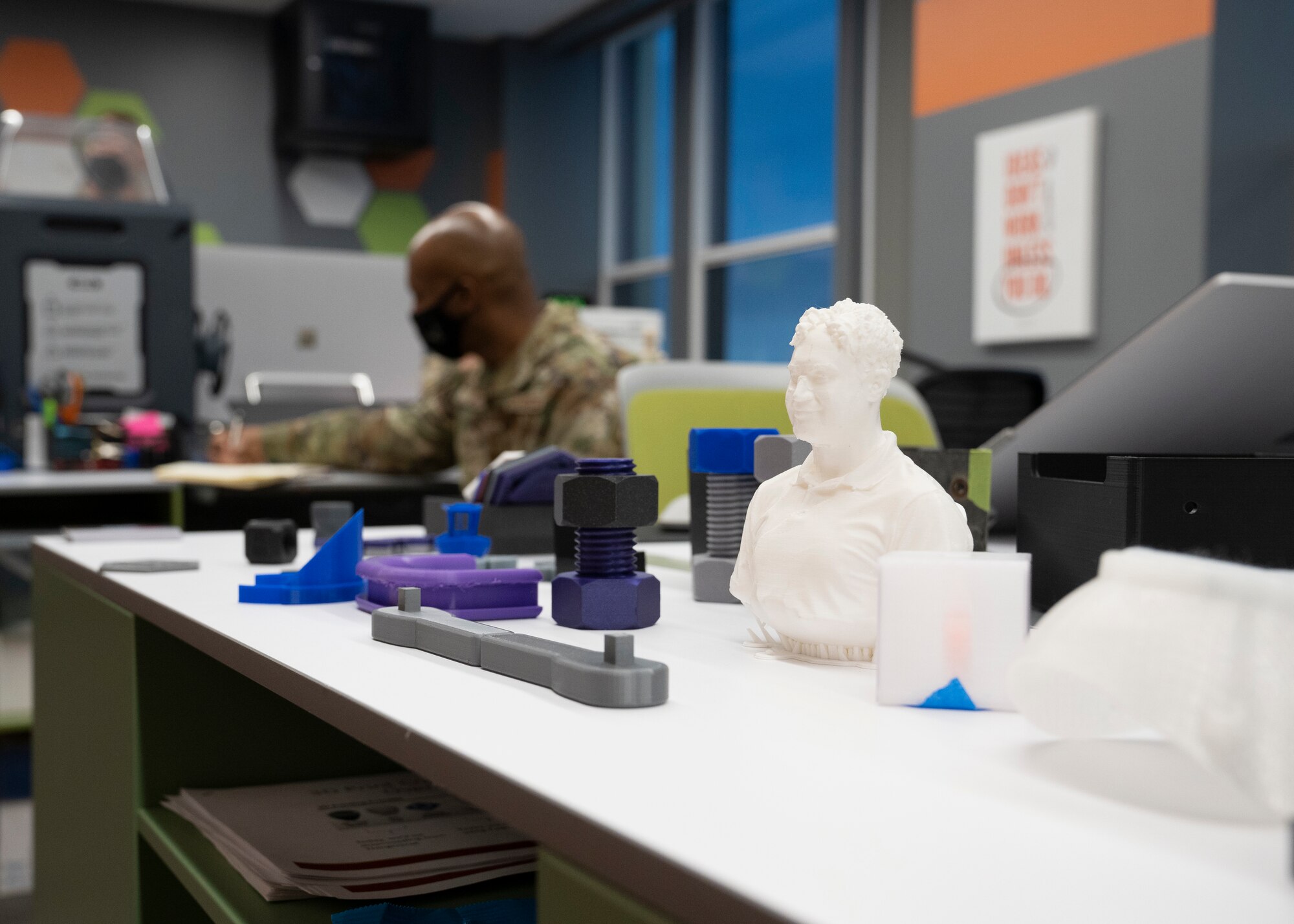 Chief Master Sergeant Nathaniel M. Perry visits JBER