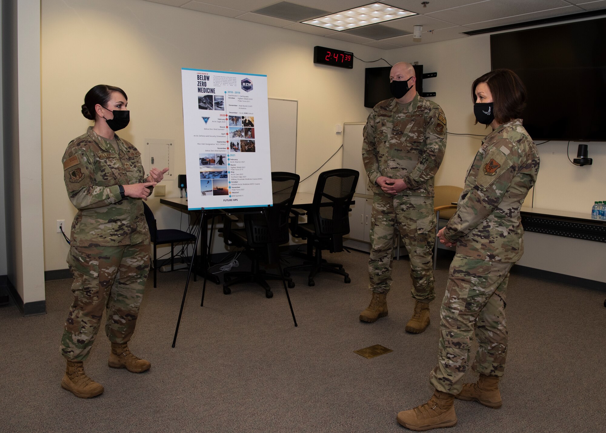 Chief Master Sergeant of the Air Force JoAnne Bass visits JBER