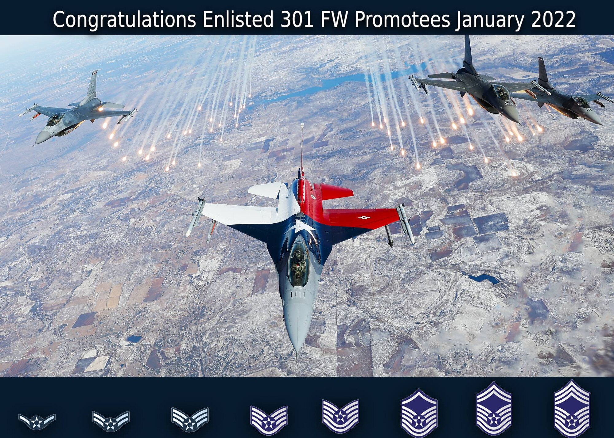 Congratulations Enlisted 301 FW Promotees January 2022