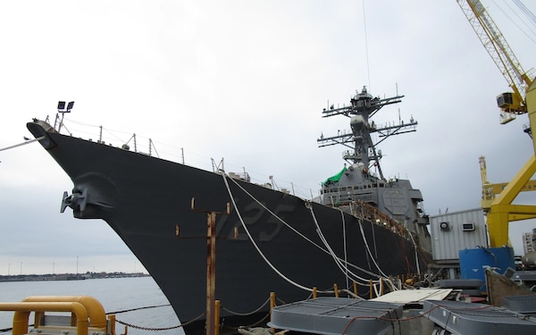 Future USS Jack H. Lucas Marks Progress with Aegis Light Off