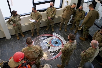 CMSAF Bass visits with Arctic Guardians of 176th Wing