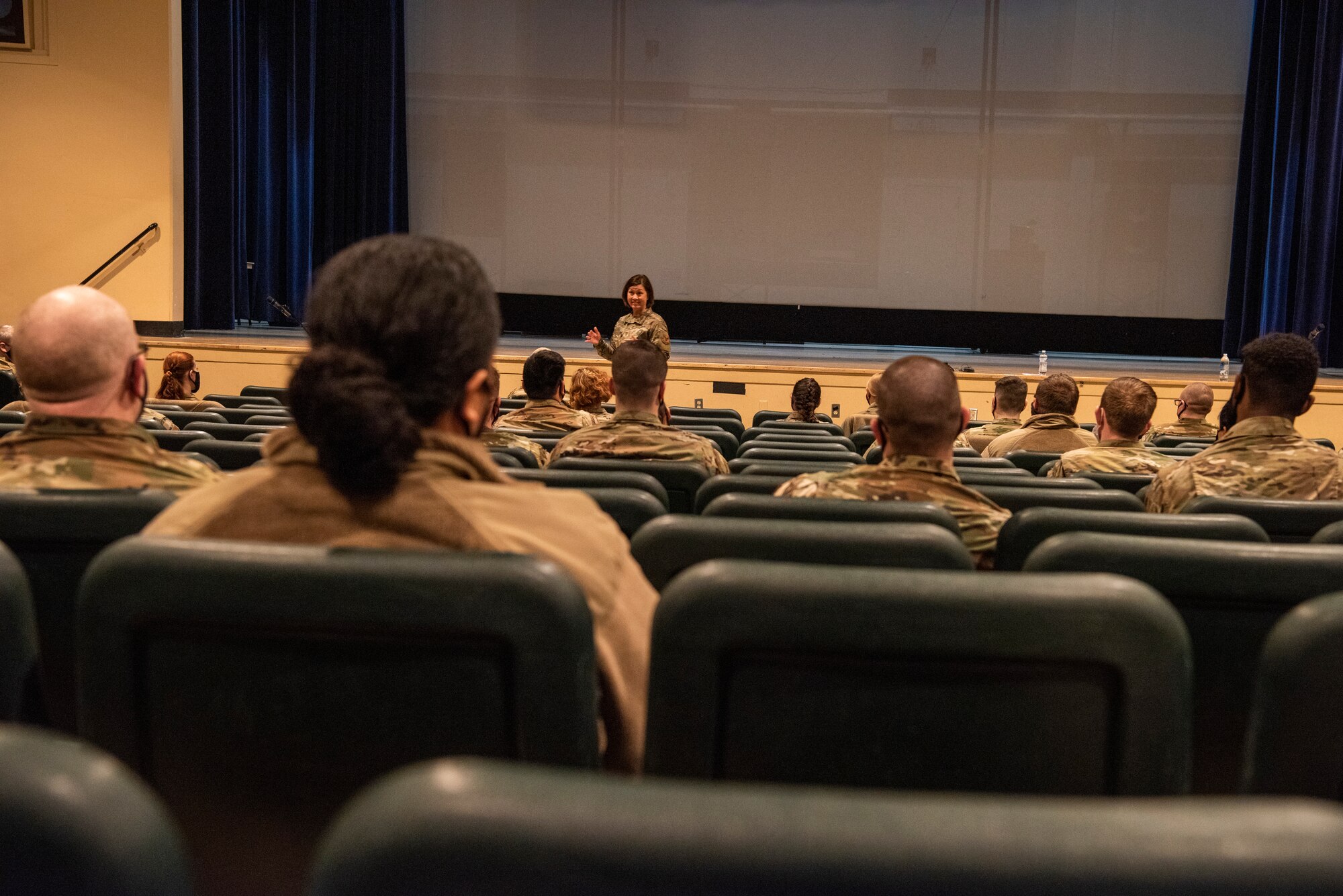Chief Master Sergeant of the Air Force JoAnne Bass visits JBER