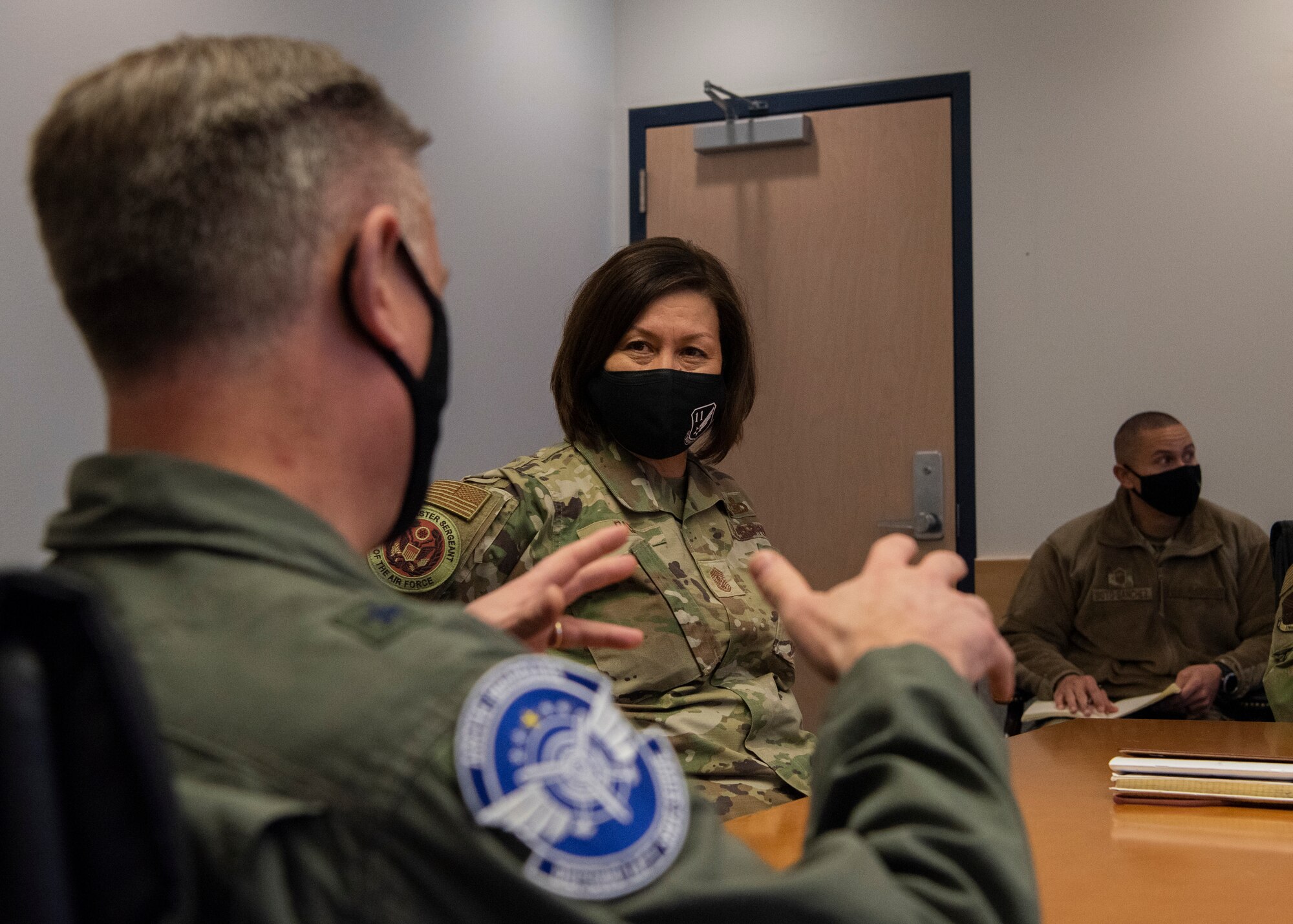 Chief Master Sergeant of the Air Force JoAnne Bass visits JBER