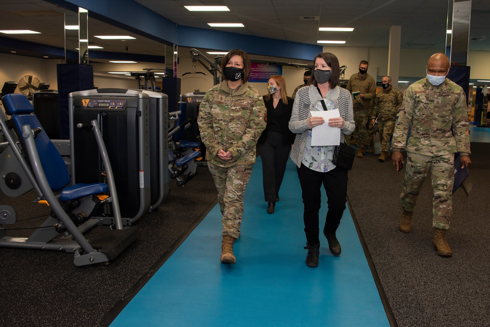 Chief Master Sergeant of the Air Force JoAnne Bass visits JBER
