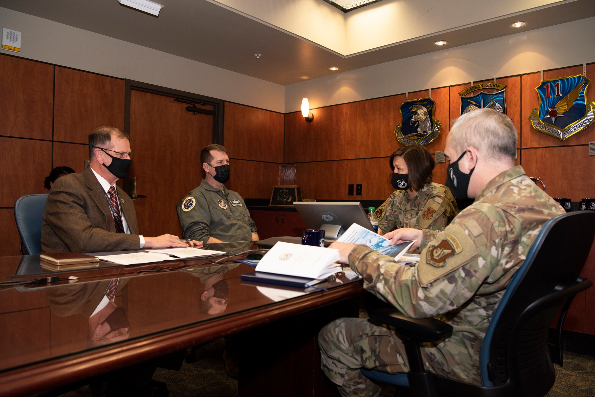 Chief Master Sergeant of the Air Force JoAnne Bass visits JBER