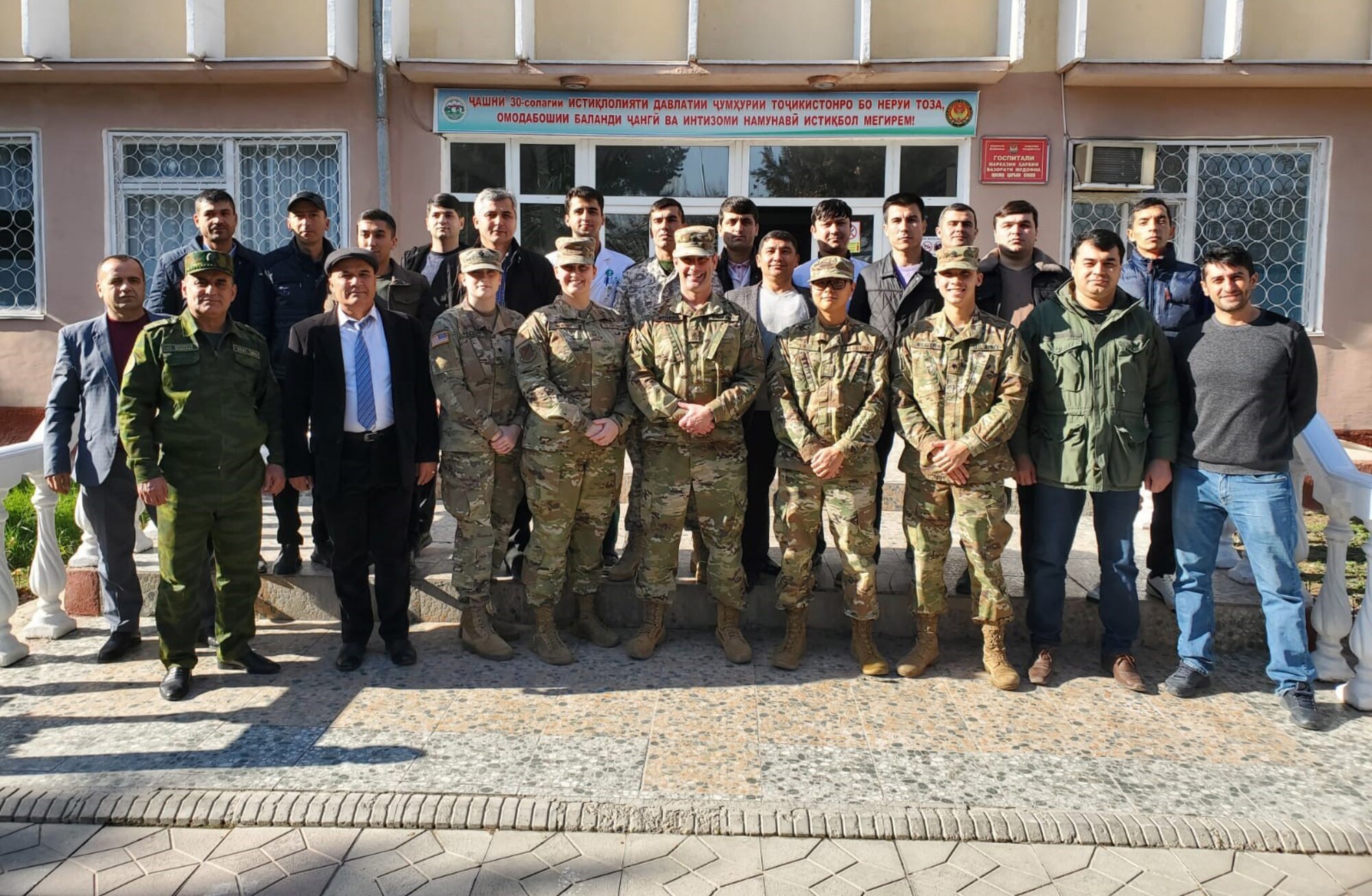 Virginia National Guard Soldiers and Airmen conduct a medical exchange with the Republic of Tajikistan Dec. 6-10, 2021, in Dushanbe, Tajikistan. The exchange was conducted in support of the Department of Defense’s State Partnership Program, in which Virginia and Tajikistan have been partners since 2003.