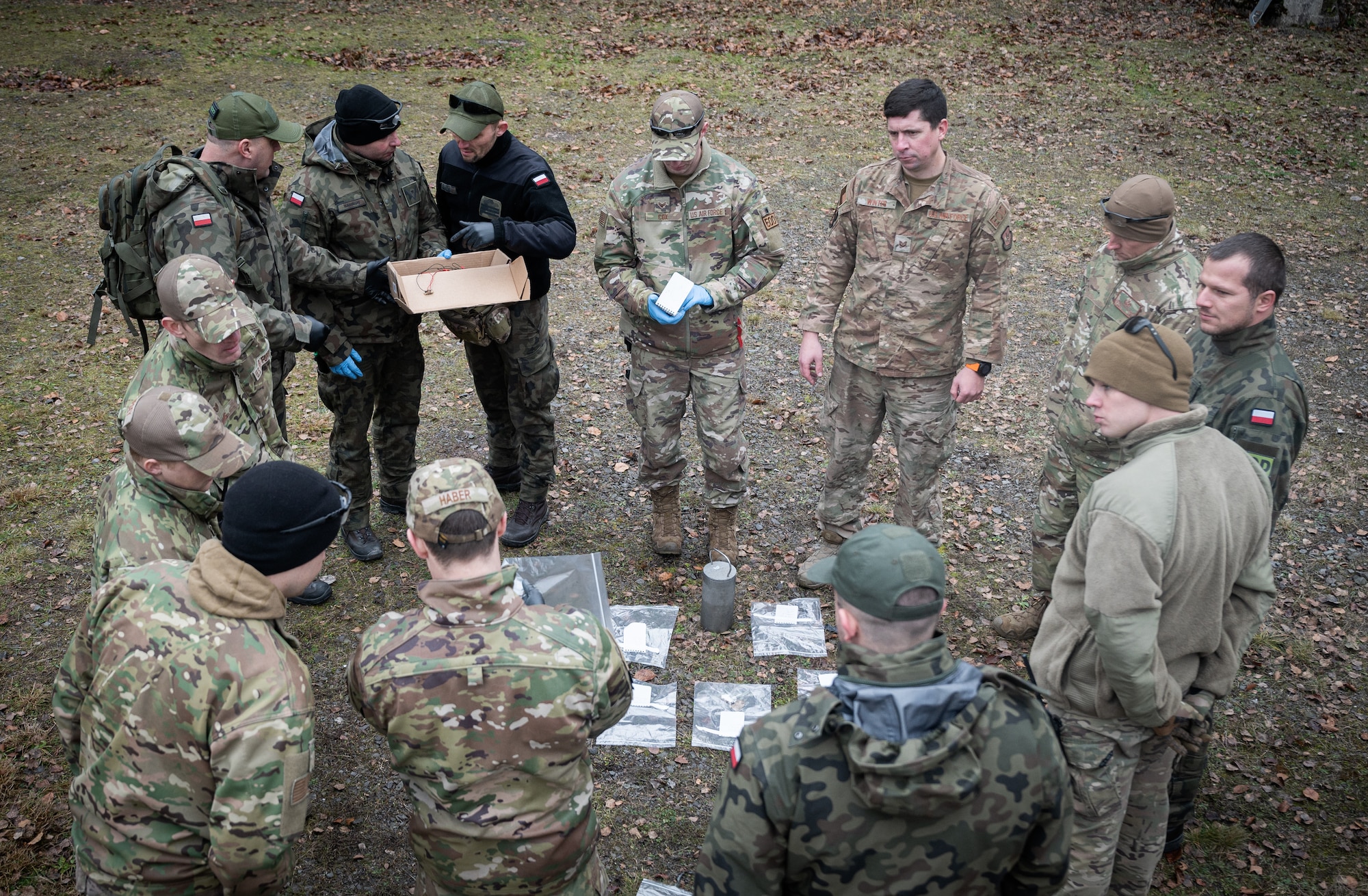 military men talk as a group