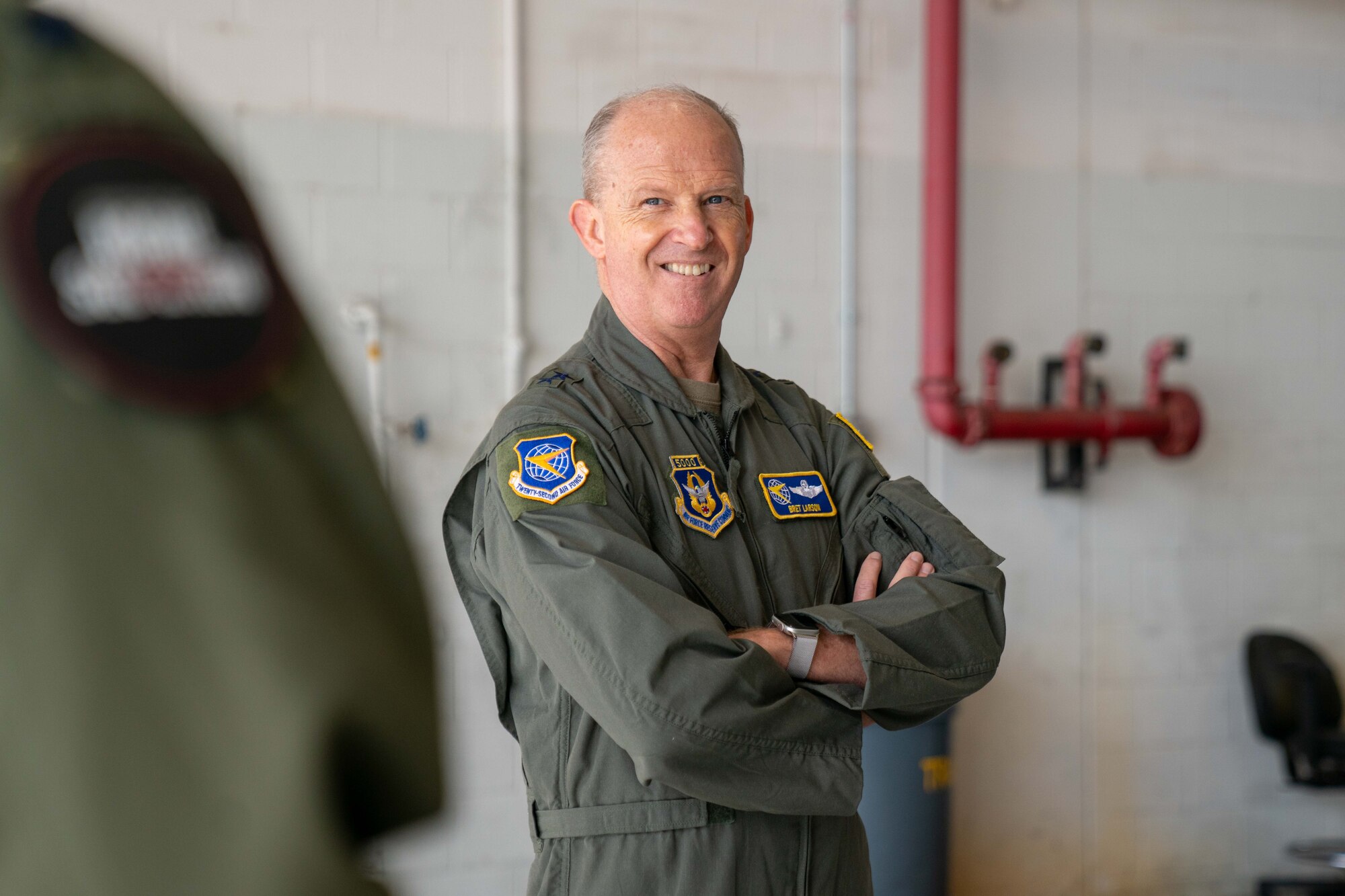 Maj. Gen. Bret Larson visits 413th Flight Test Group