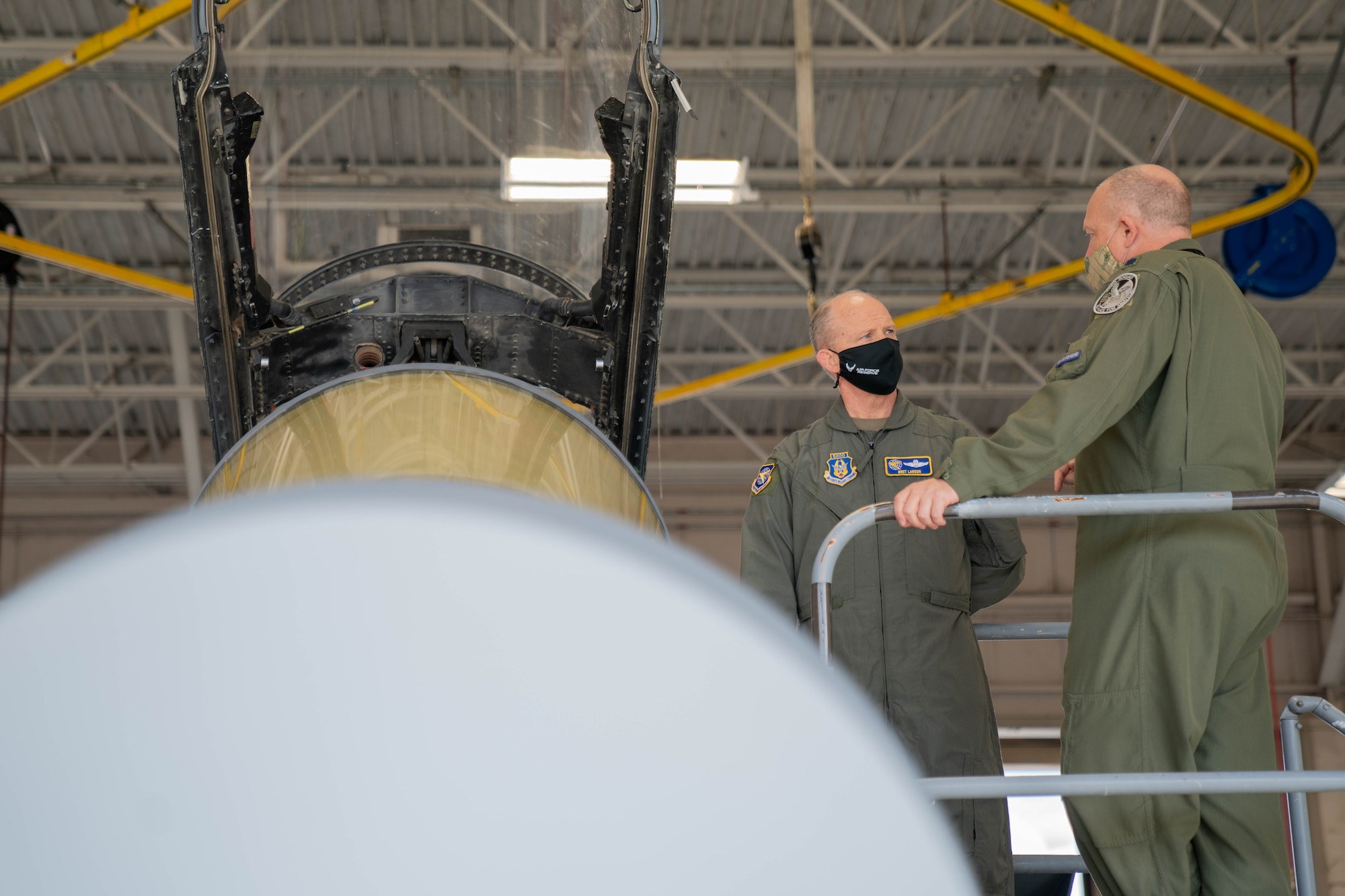 Maj. Gen. Bret Larson visits 413th Flight Test Group