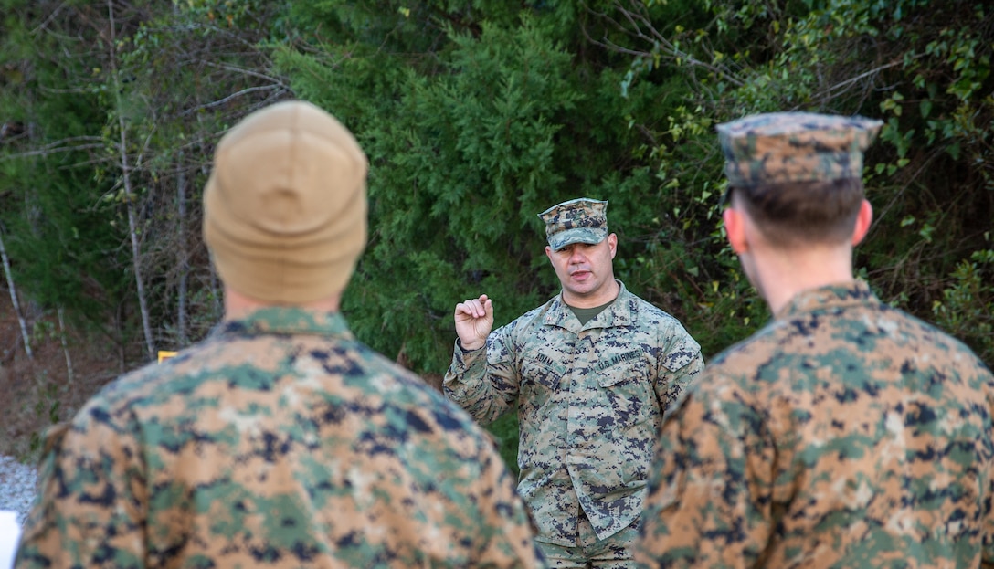 The course of fire was designed to prepare Marines for the upcoming Marine Corps Marksmanship Competition at Camp Lejeune, North Carolina, later this year.