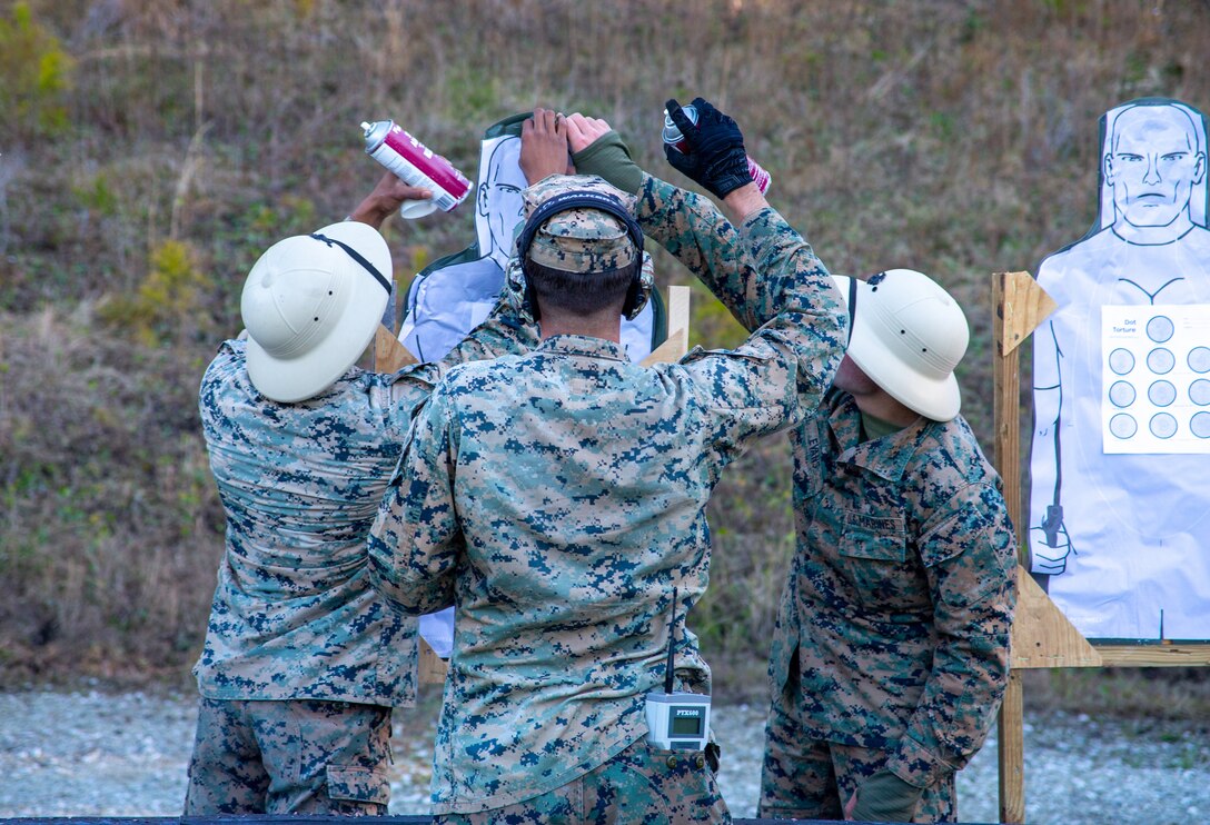 The course of fire was designed to prepare Marines for the upcoming Marine Corps Marksmanship Competition at Camp Lejeune, North Carolina, later this year.