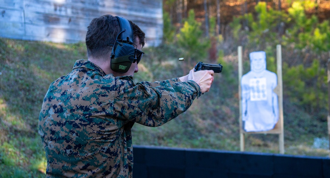 The course of fire was designed to prepare Marines for the upcoming Marine Corps Marksmanship Competition at Camp Lejeune, North Carolina, later this year.