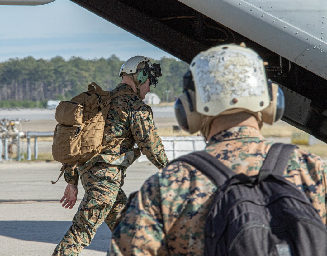 U.S. Marine Corps Sgt. Maj. of the Marine Corps Troy E. Black visted MCAS Cherry Point as part of the II Marine Expeditionary Force (II MEF) Force-Level-Summit that is intended to demonstrate the capabilities of II MEF and how it would operate in a maritime environment.