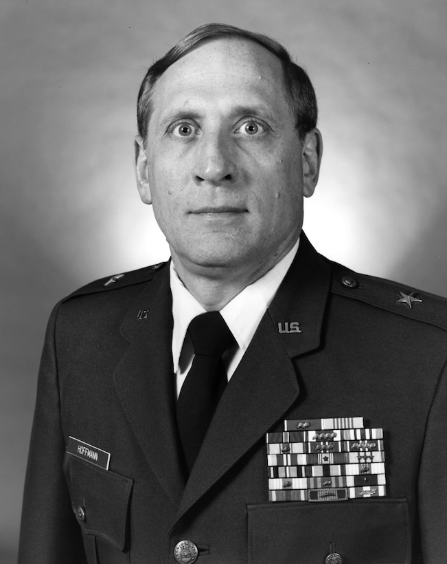Brig Gen Robert A. Hoffmann as OSI Commander in 1993. (U.S. Air Force photo)