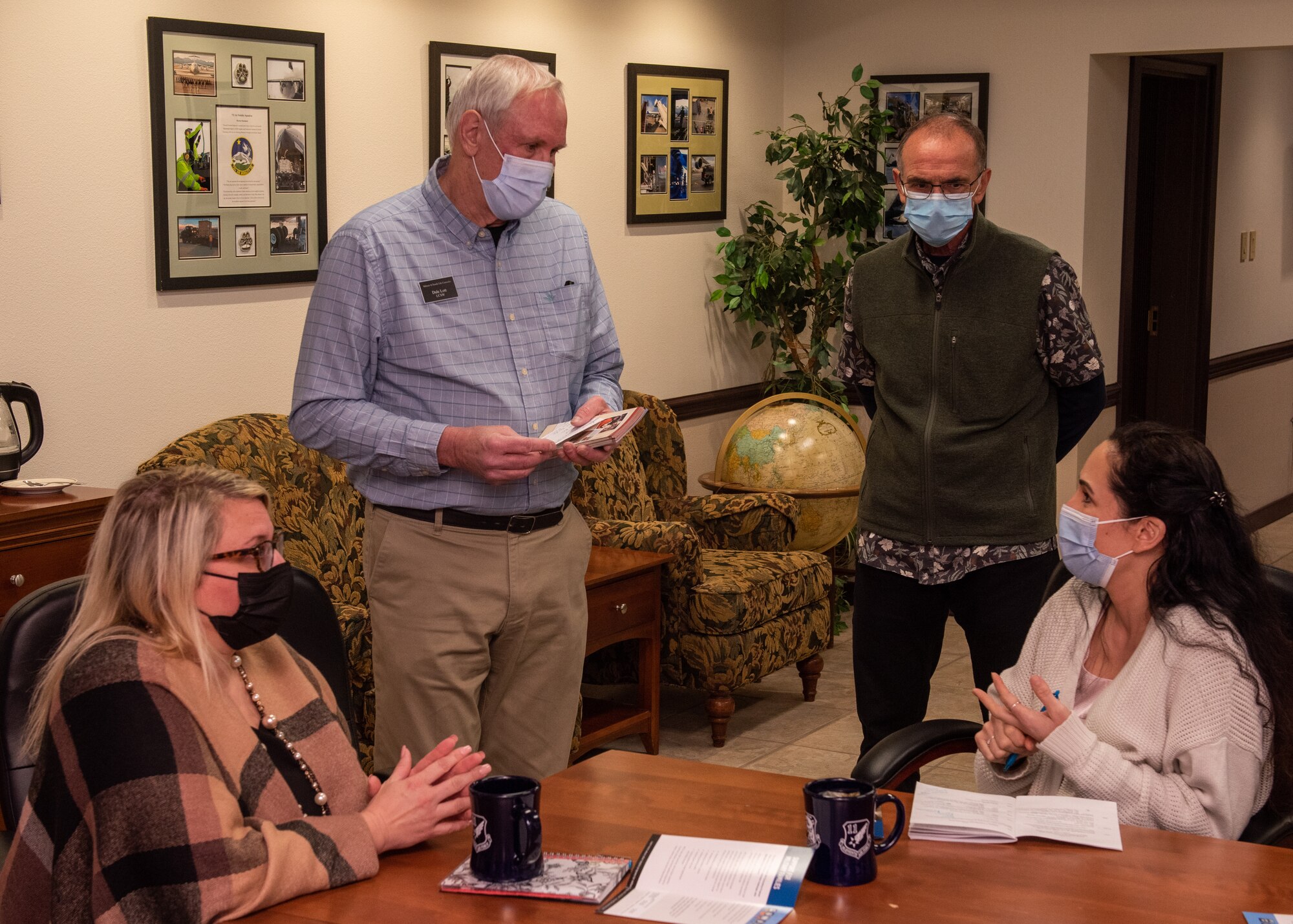 PACAF key spouses discuss with Military and Family Life Counselors how counselors have tailored their service to adjust to specific stressors on military members and their families operating in Alaska.