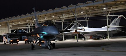 Night moves: 149th Fighter Wing Fighting Falcons take flight at night