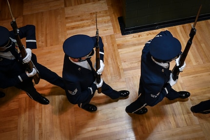 West Virginia schools welcome The United States Air Force Honor Guard Drill Team