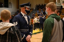 West Virginia schools welcome The United States Air Force Honor Guard Drill Team