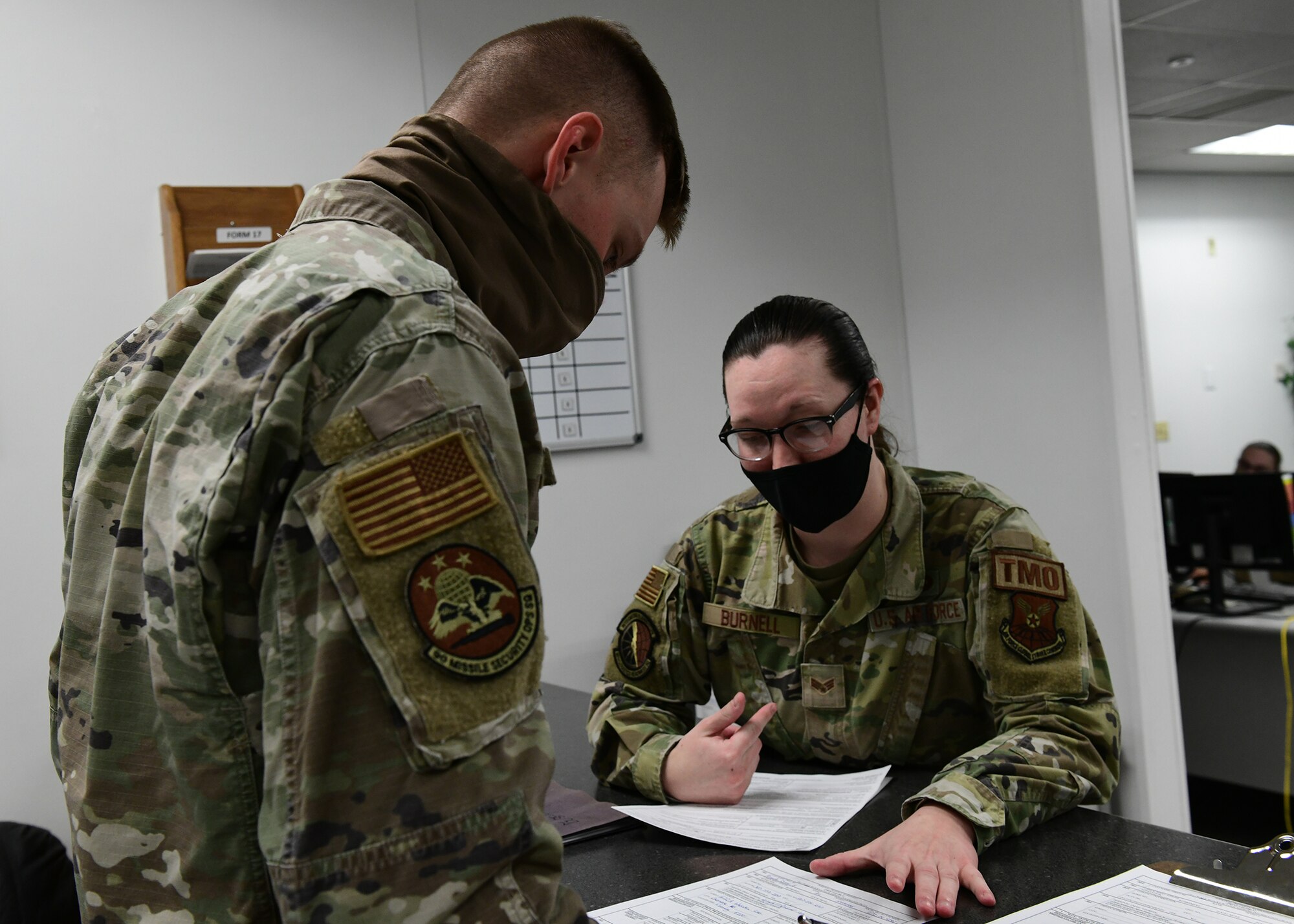 airman helping an airman