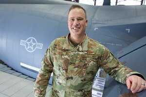 Chief Master Sgt. Christopher Wilson, Command Senior Enlisted Leader for the Alaska National Guard, poses for a photo on Joint Base Elmendorf-Richardson, Jan. 12. Wilson assumed the position last fall, Nov. 15, 2021. (U.S. Army National Guard photo by Victoria Granado)