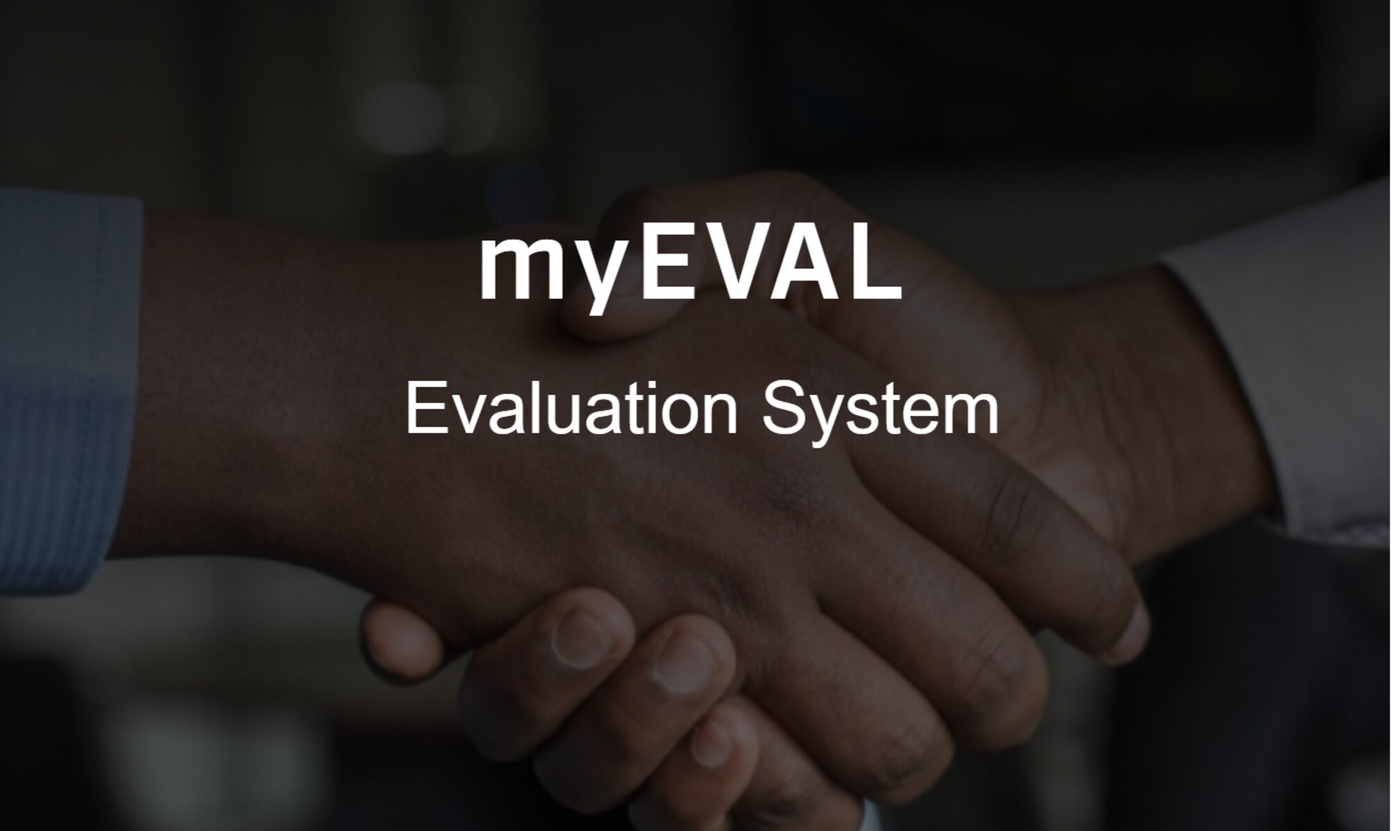 myEval now available on myFSS.