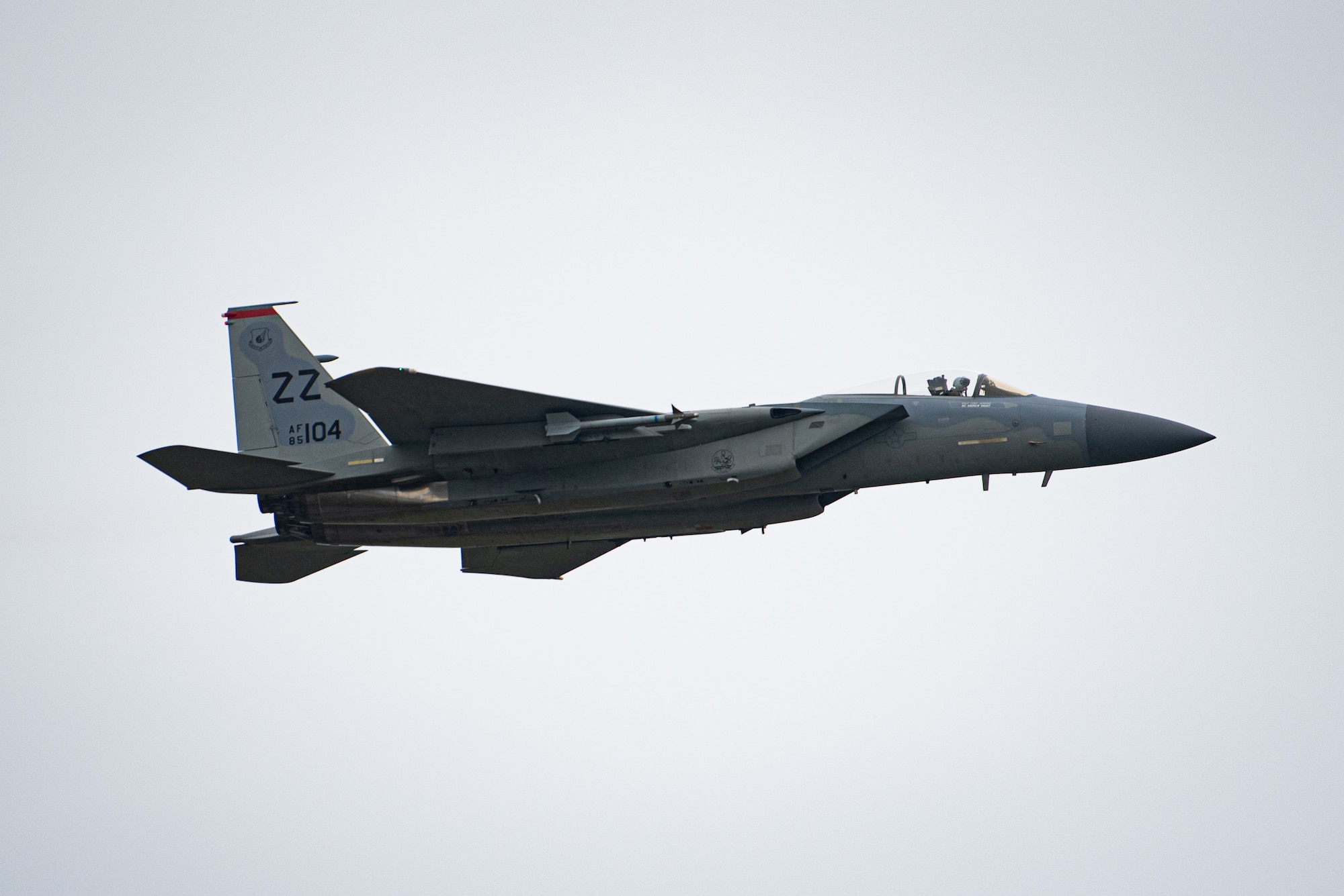 F-15 in flight