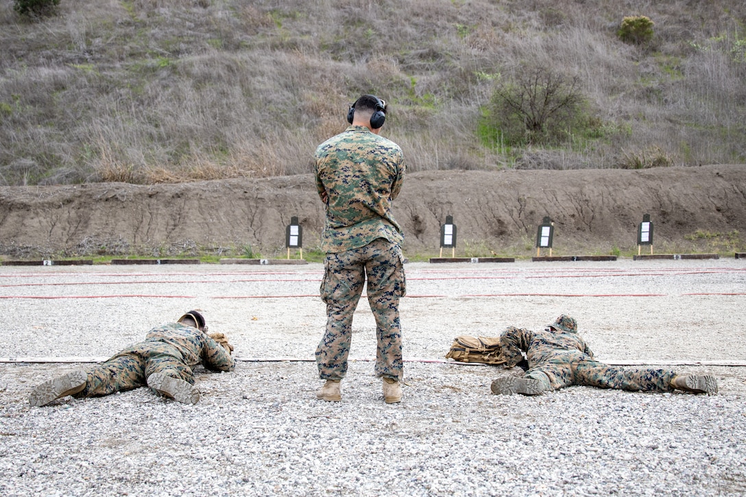 battle sight zero range during exercise Iron Fist 2022 at Marine Corps Base Camp Pendleton