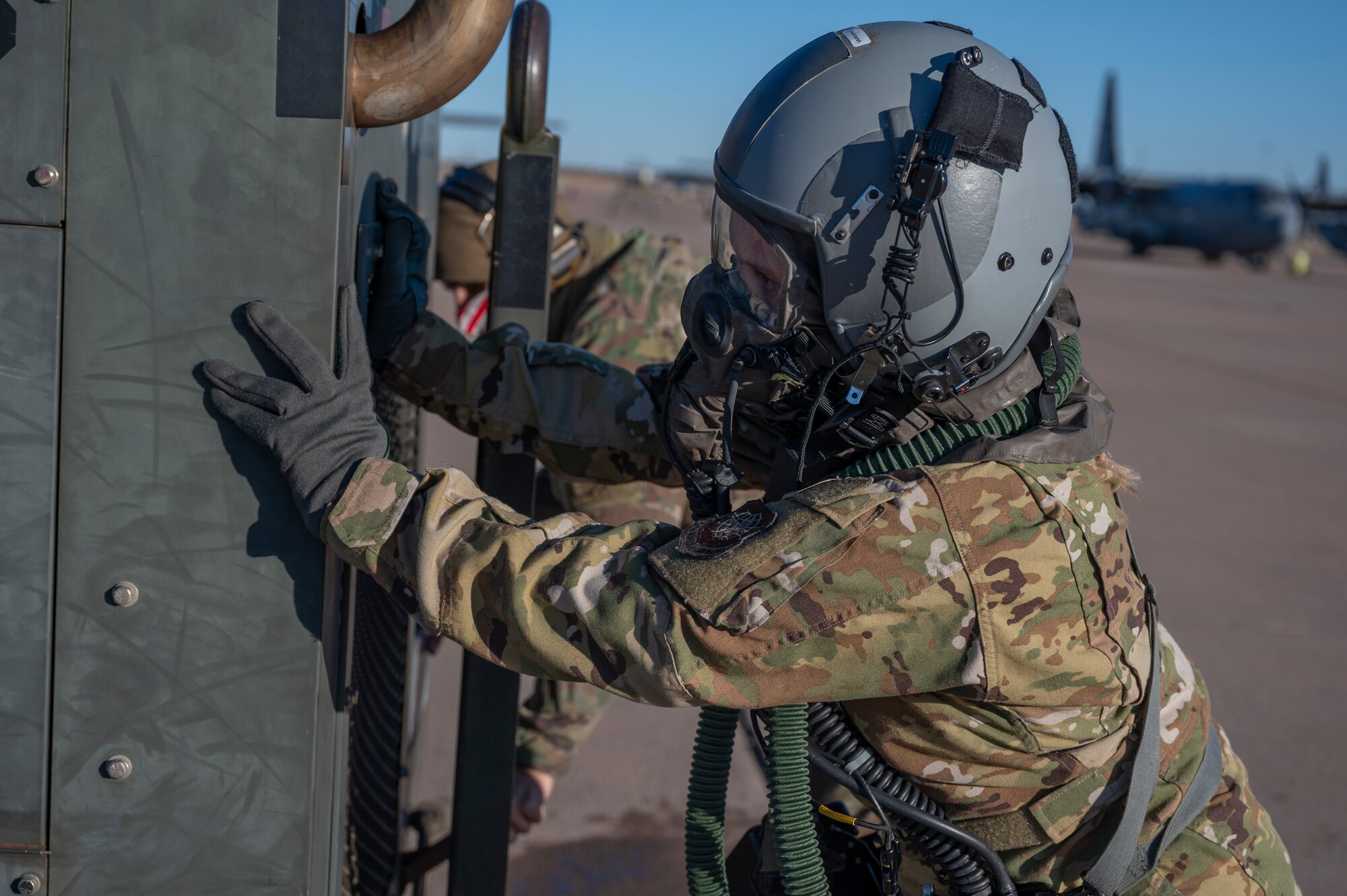 317th AW flight tests 2PUG aircrew chem gear