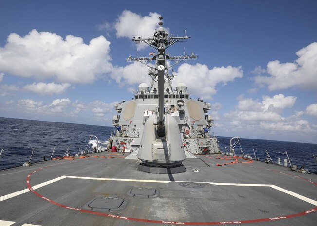 7th Fleet Destroyer Conducts Freedom of Navigation Operation in South China Sea