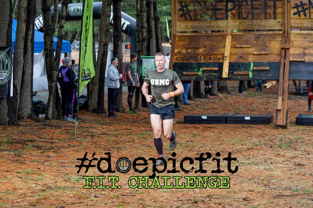 Lt. Col. Christopher Hoover, staff judge advocate, Marine Corps Logistics Base Albany, notoriously pushes himself past obstacles, physical pain and mental toughness to compete in obstacle course races all around the country.