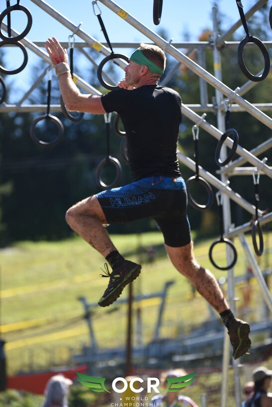 Lt. Col. Christopher Hoover, staff judge advocate, Marine Corps Logistics Base Albany, notoriously pushes himself past obstacles, physical pain and mental toughness to compete in obstacle course races all around the country.