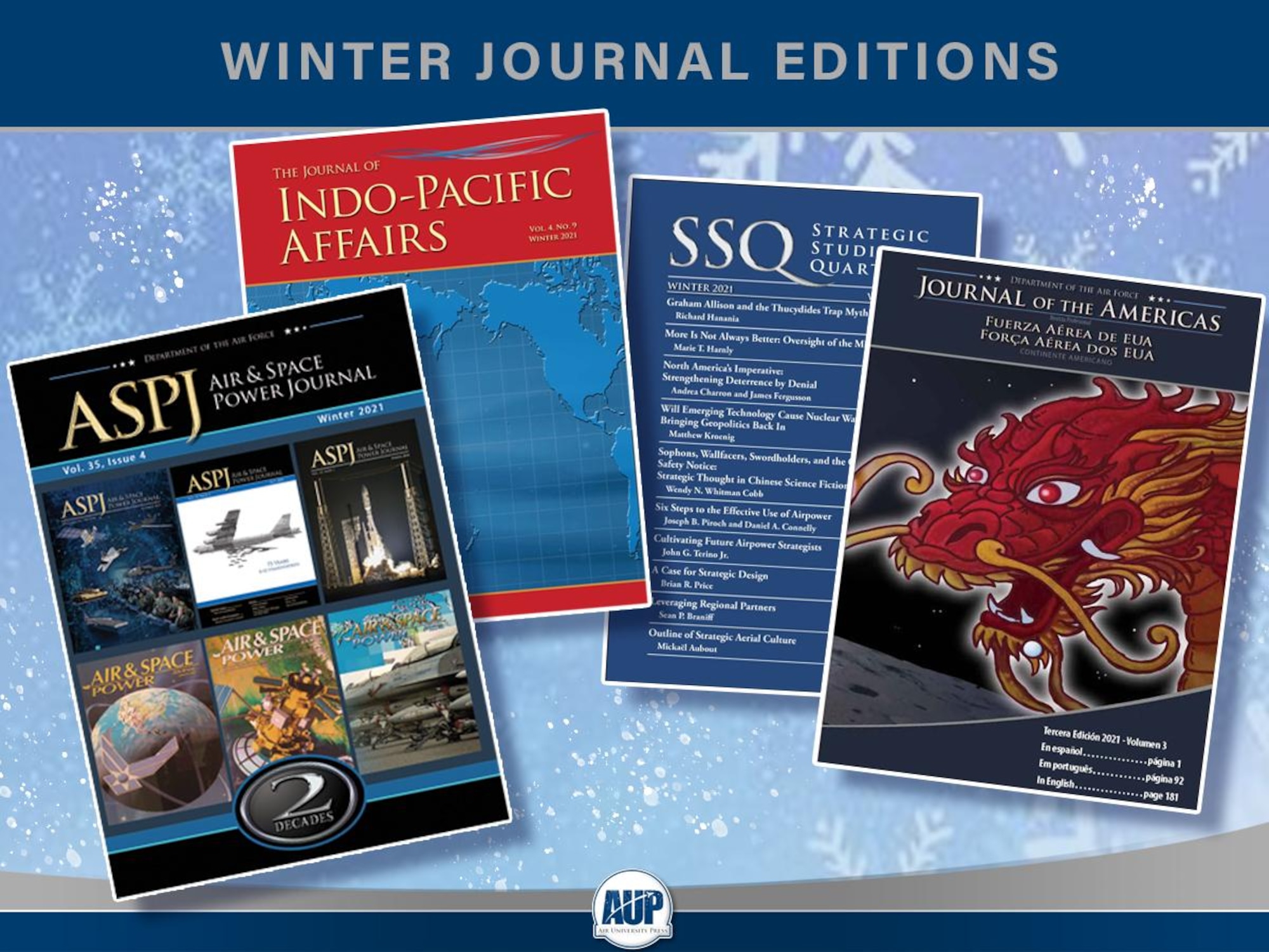 Air University Press has released its 2021 winter journals.