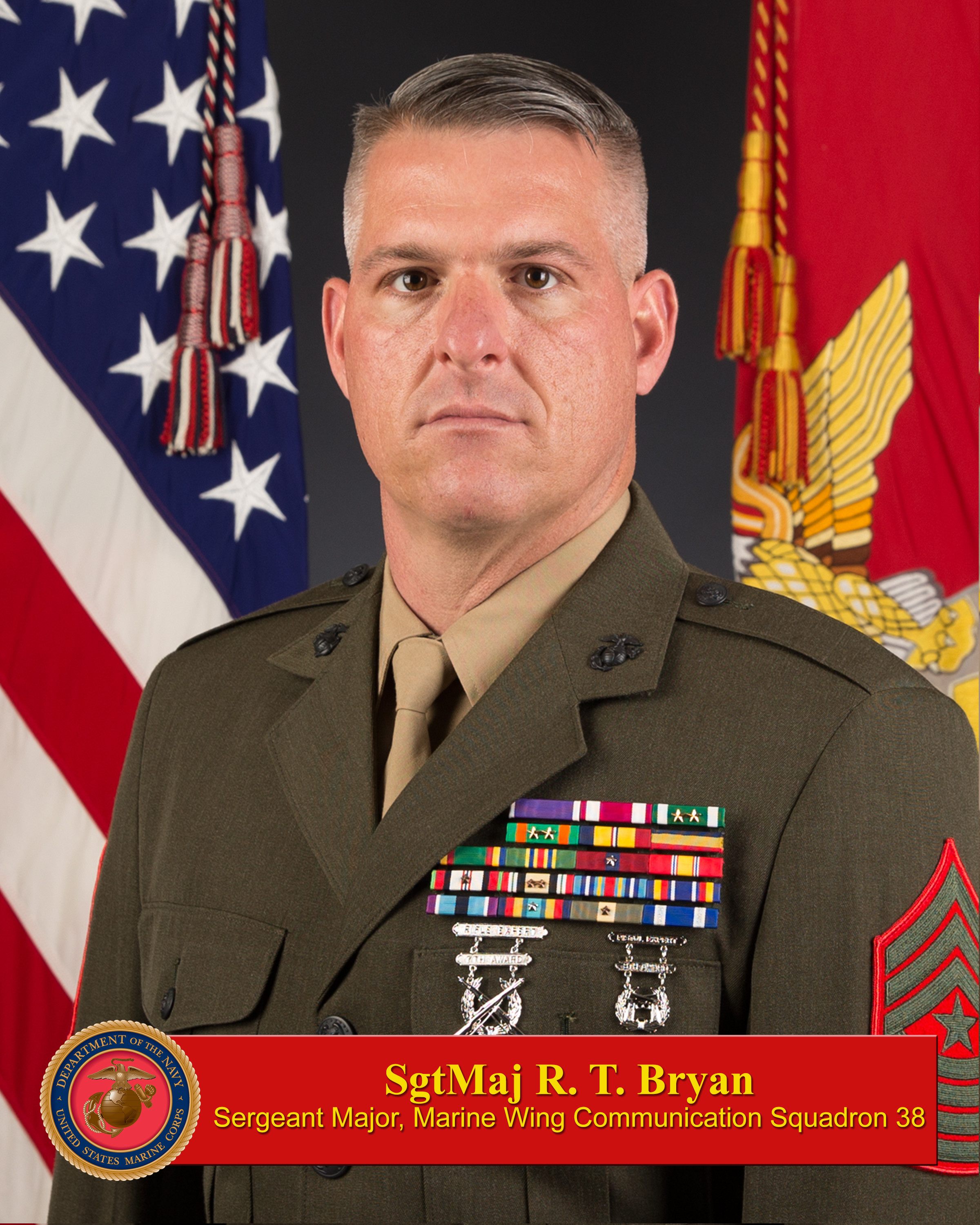 Sergeant Major Richard T. Bryan > 3rd Marine Aircraft Wing > Biography