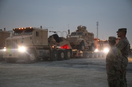 U.S. Army heavy equipment transporter