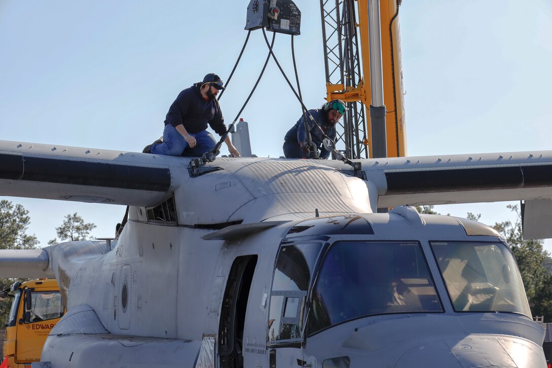 The aircraft will be used as a maintenance and overhaul trainer for Fleet Readiness Center East employees to hone their skills before working on a fleet aircraft.