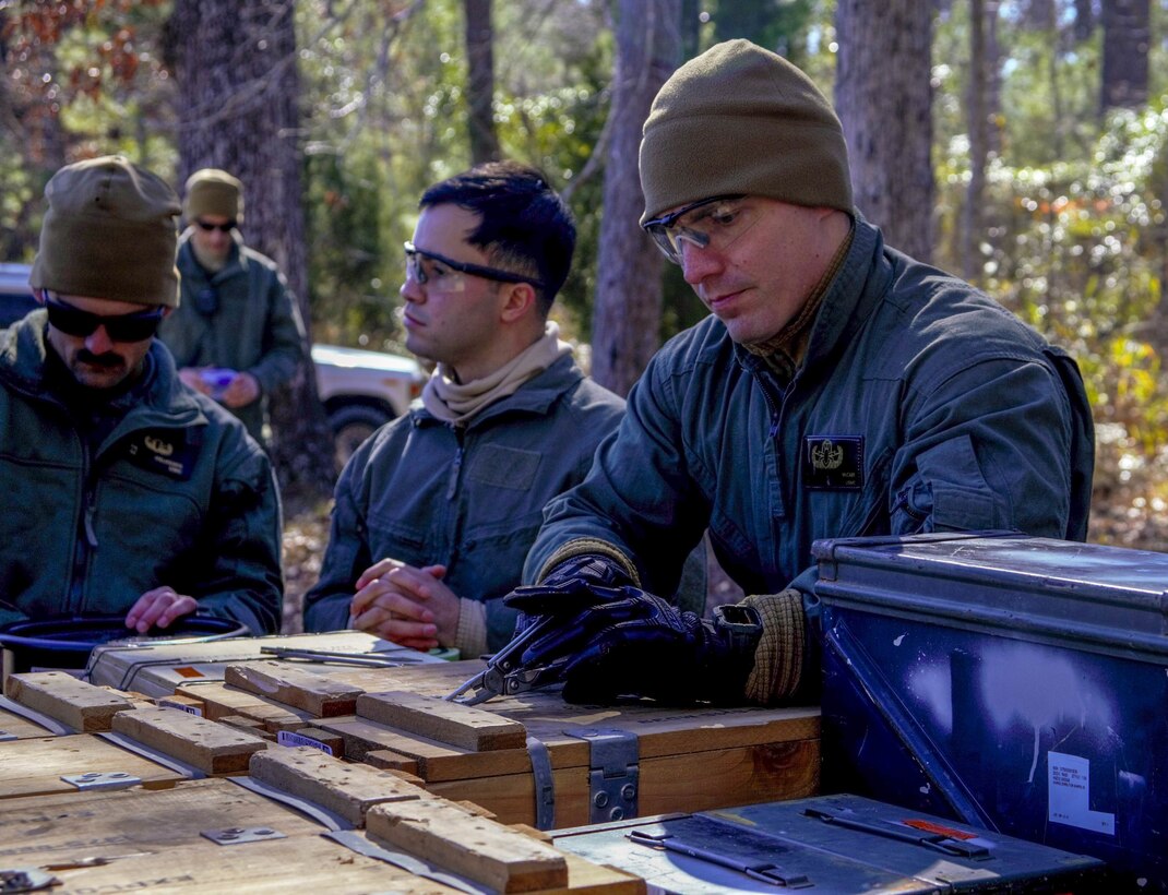 Training events are intended to familiarize Marines with explosives and how to execute procedures safely.