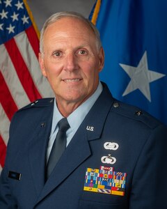 Official portrait of Brig. Gen. Michael O. Cadle. (U.S. Air National Guard photo by Master Sgt. De-Juan Haley)
