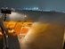 Large snow equipment removes snow from the flight line at Joint Base Langley-Eustis, Jan. 21, 2022.