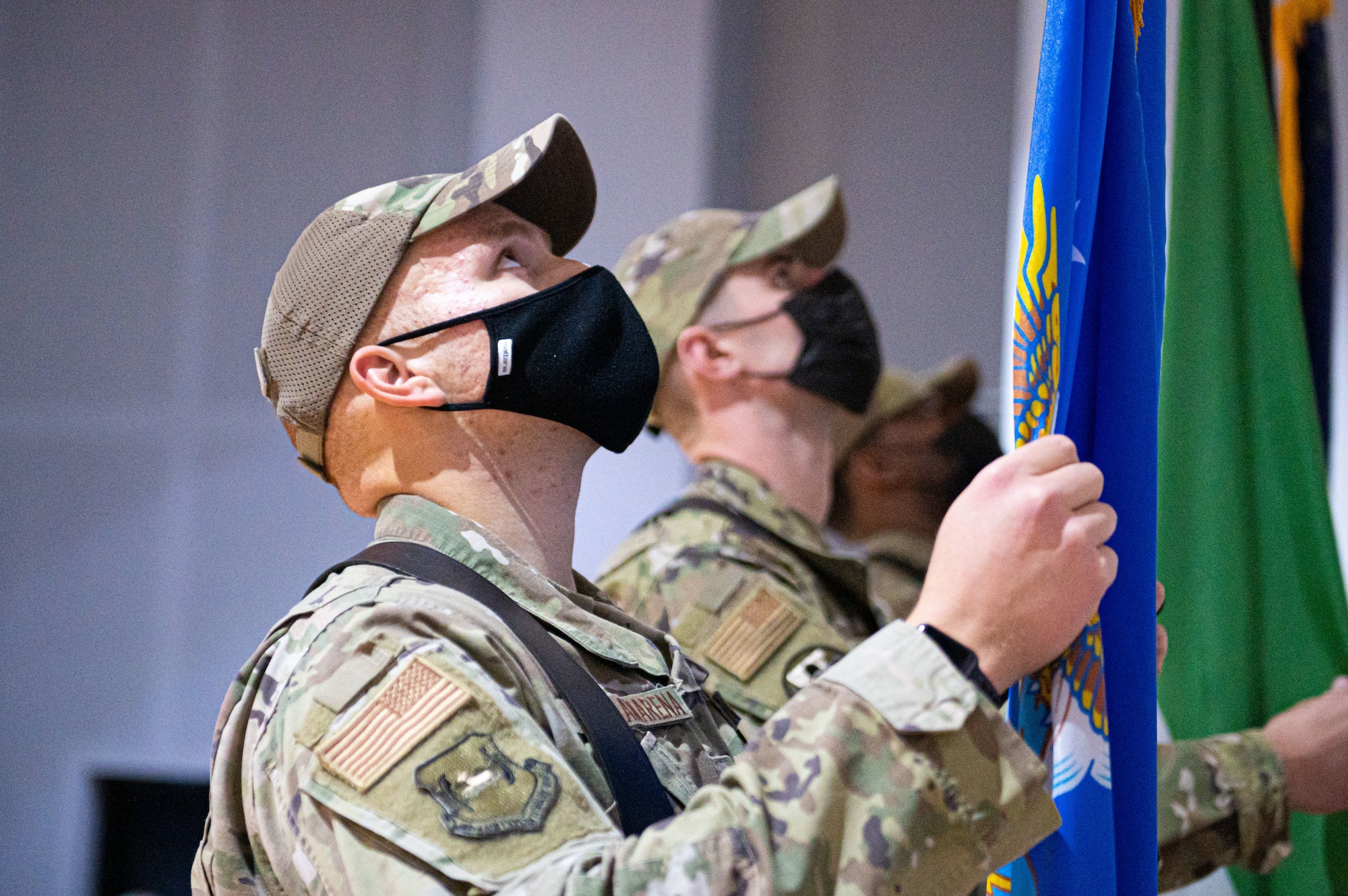 The Honor Guard provides military ceremonial support and mortuary related duties.