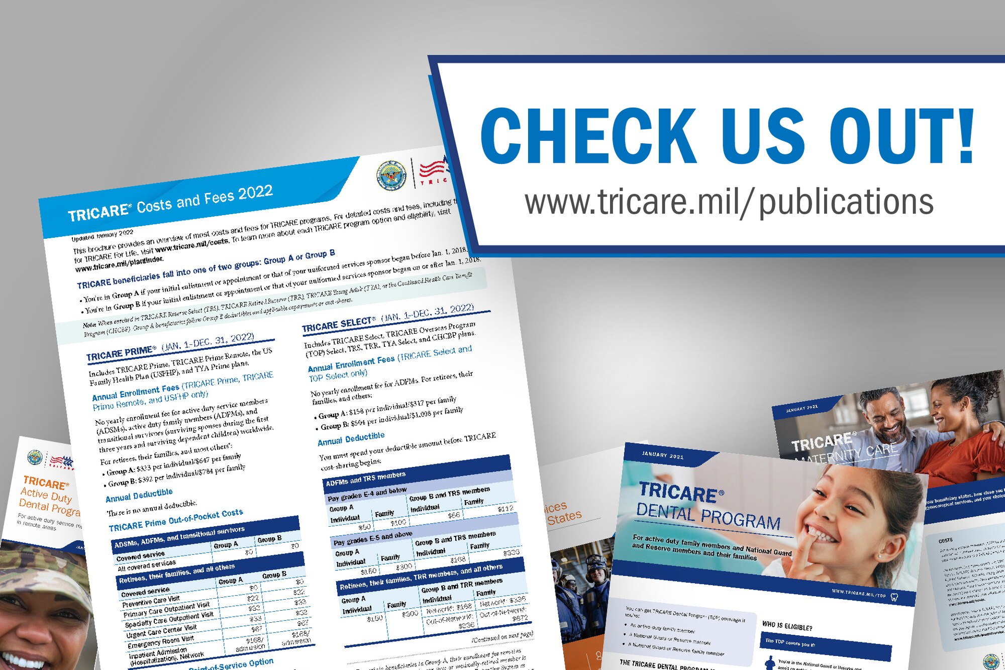 TRICARE Costs and Fees 2022 Fact Sheet