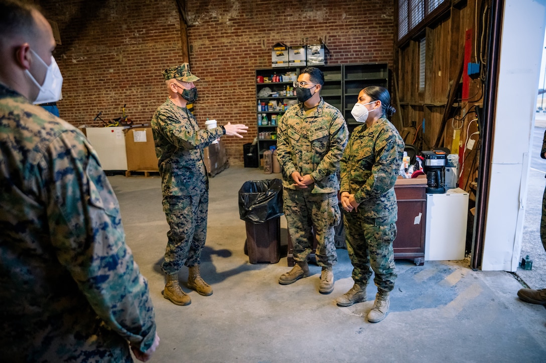 Maj. Gen. Fahey Visits Fort Pickett