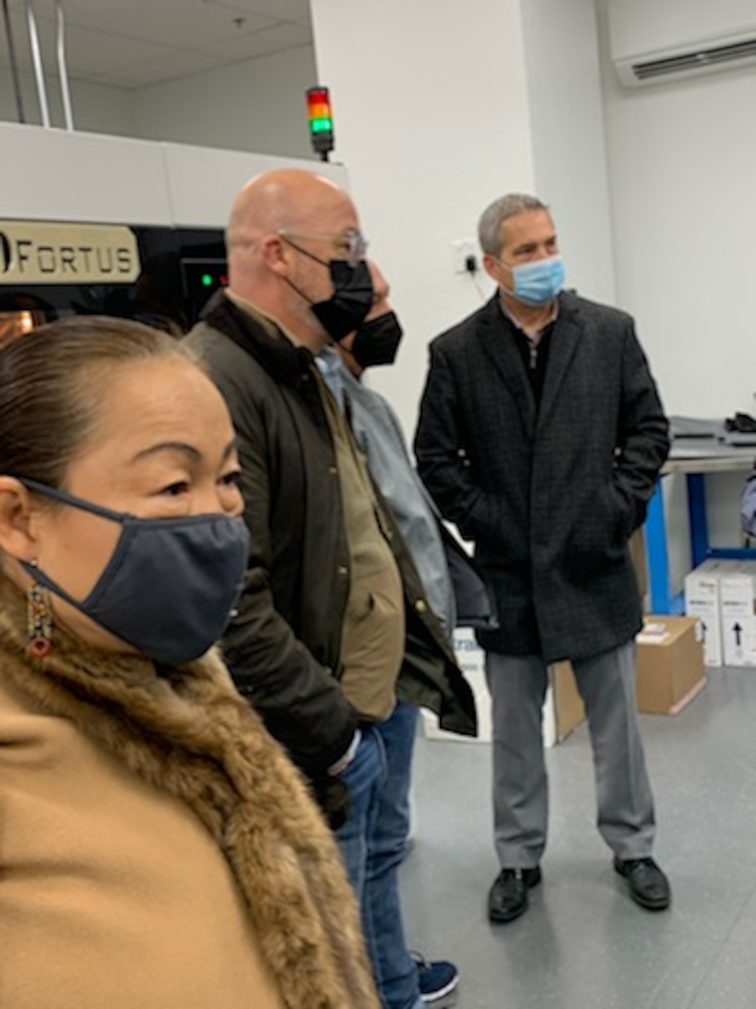 Participants of Leadership Oklahoma Class 34 discussed the economic impact of AFSC, education initiatives and more with Mr. Dennis D’Angelo, executive director of AFSC, during the tour of Tinker AFB and the Oklahoma City Air Logistics Center, January 20, 2022.