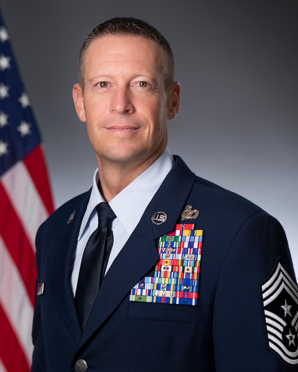 Portrait of Chief Master Sgt. Douglas Rhodes