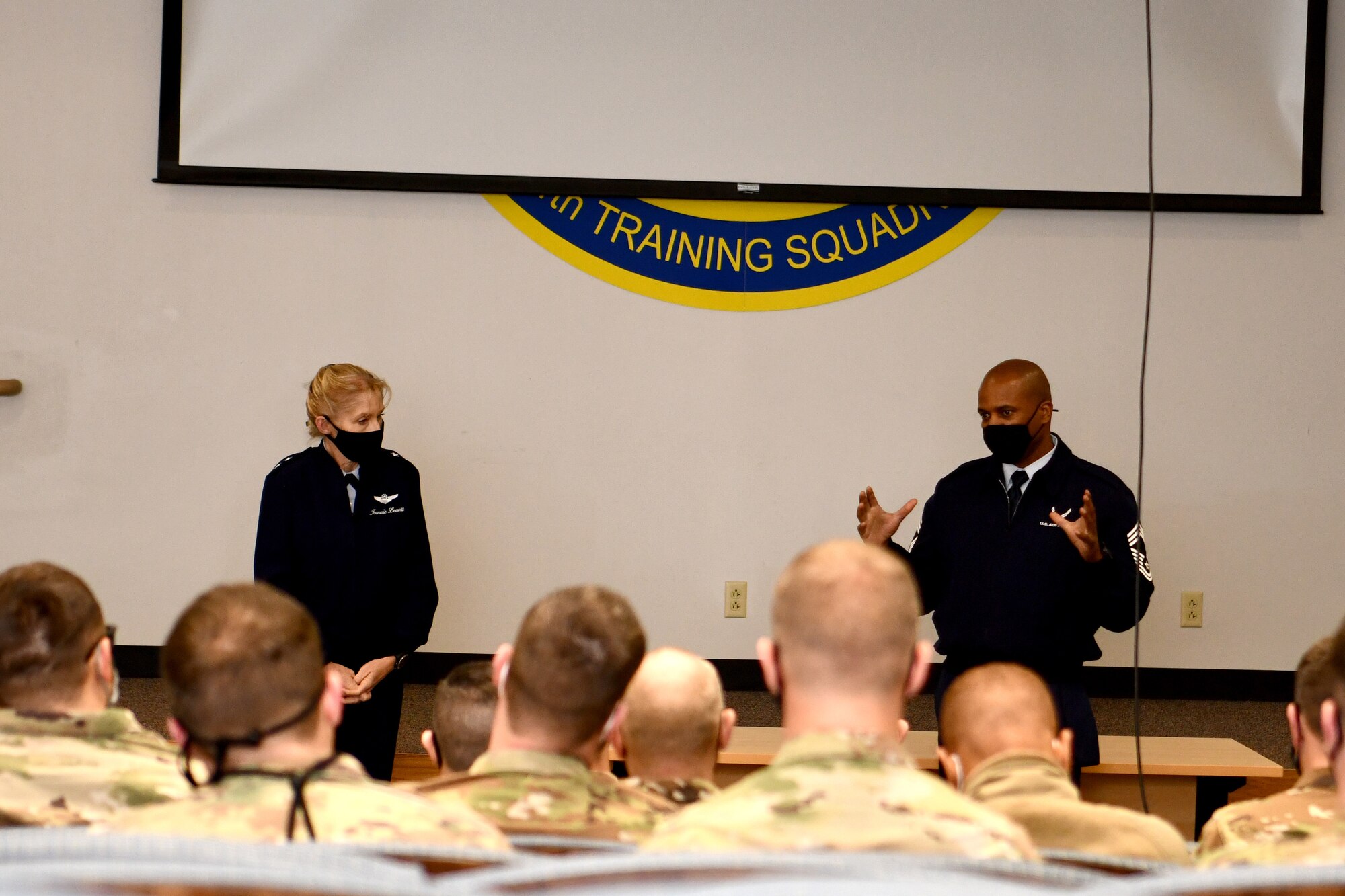 Air Force personnel in uniform