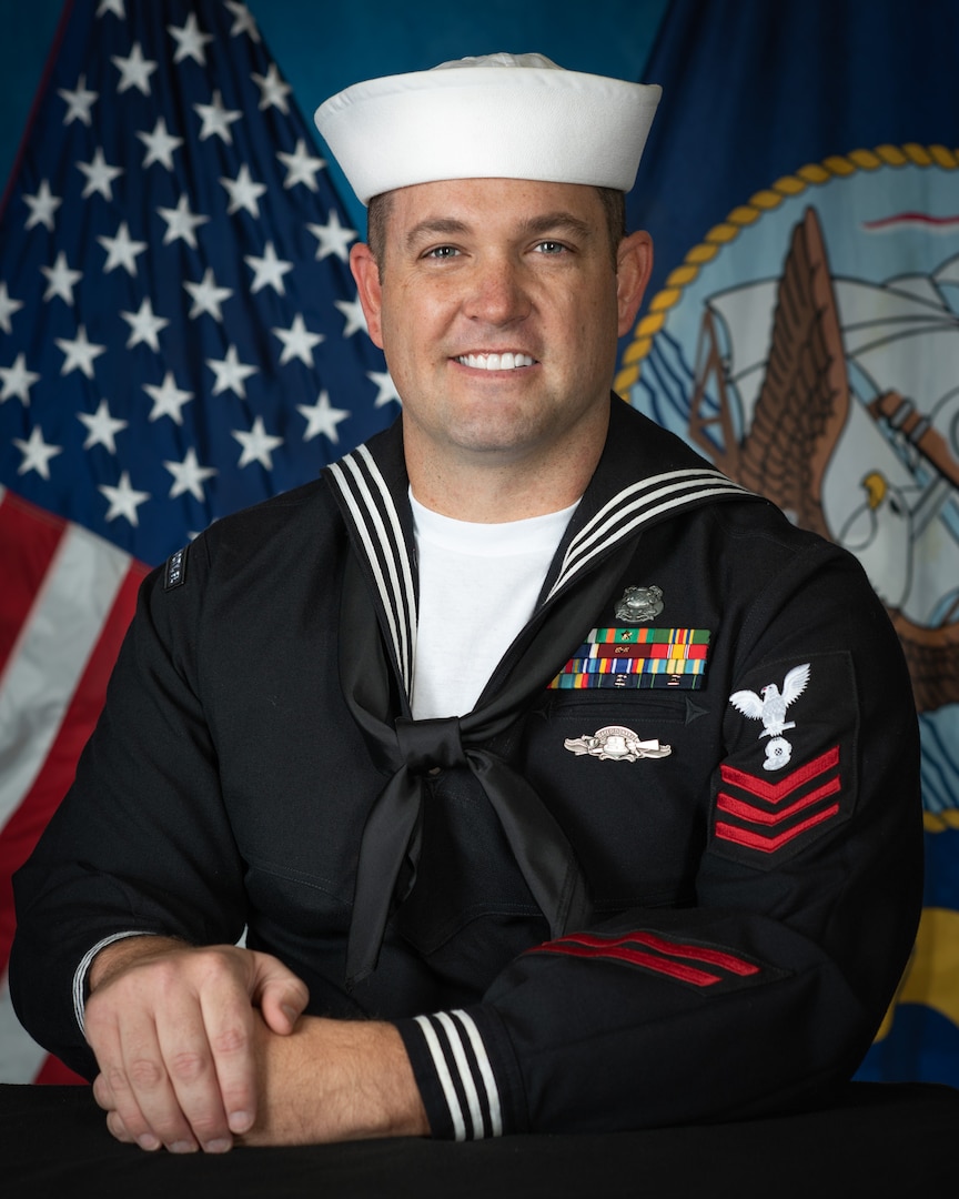 Navy Diver First Class (ND1) Cody Levins, assigned to Naval Surface Warfare Center Panama City Division (NSWC PCD) is selected as the Sailor of the Year 2021 for professional achievement in the superior performance of his duties.