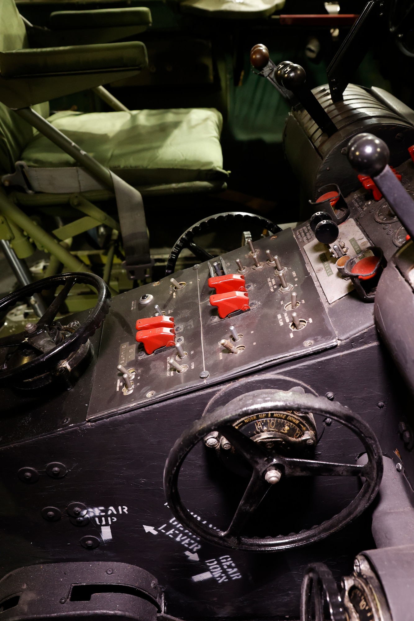 Interior view of the Fairchild C-82A Packet.