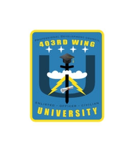Professional Developement Council, 403rd Wing University. Enlisted, Officer, Civilian.